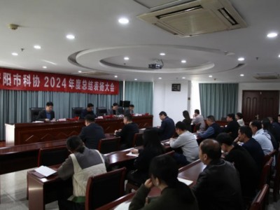 安阳市科协召开2024年度总结表扬会议