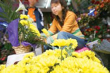 传统祭品鲜花